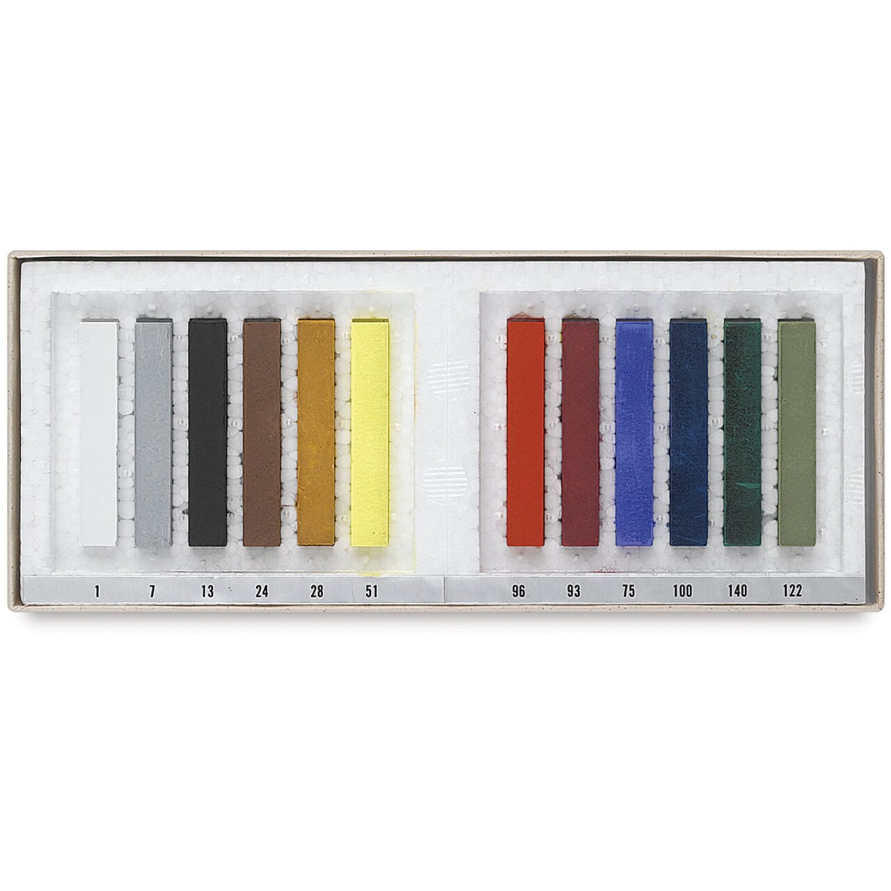 Holbein Artists' Soft Pastel Set - Assorted Colors, Set of 12